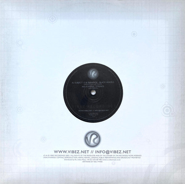 Subject 13 & Paradox / Kymera : Black Angels / Strings (12")