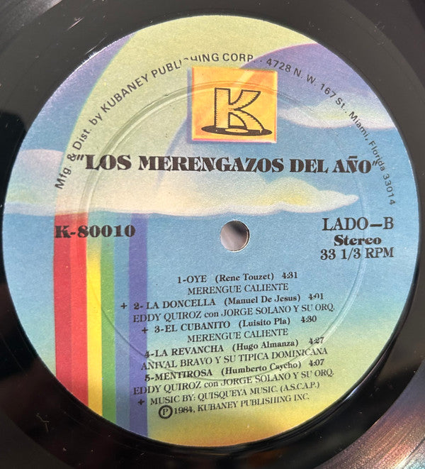 Various : Los Merengazos Del Año (LP, Comp)