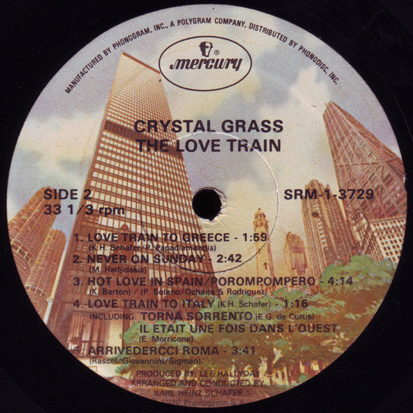 Crystal Grass With Kristi Barton : The Love Train (LP, Album)