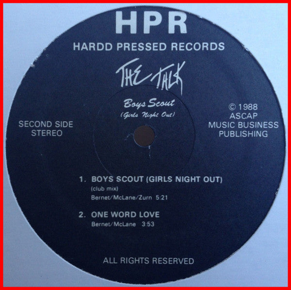 The Talk : Boys Scout (Girls Night Out) (12")
