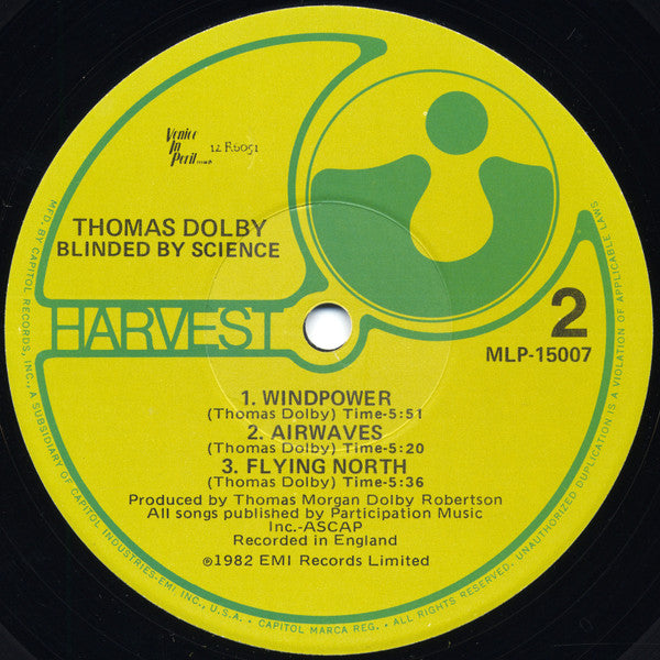 Thomas Dolby : Blinded By Science (LP, MiniAlbum, Jac)