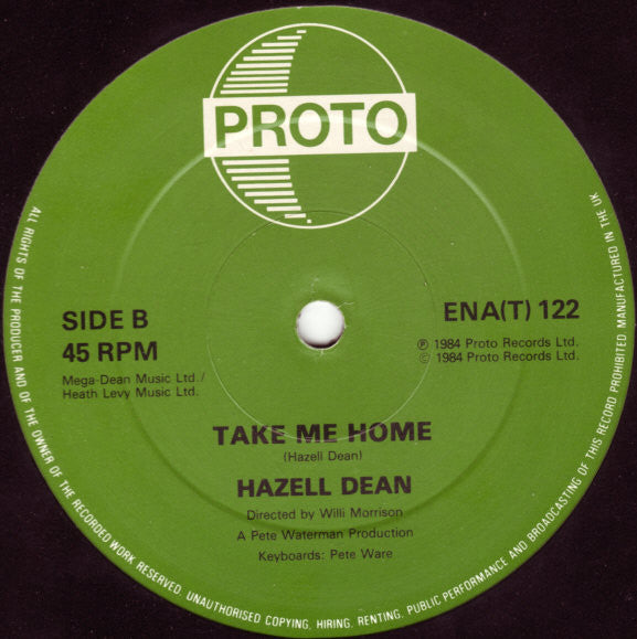 Hazell Dean : Back In My Arms (Once Again) (12")