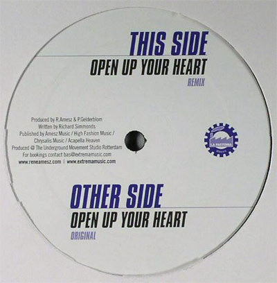 Rene Amesz* : Open Up Your Heart (12")