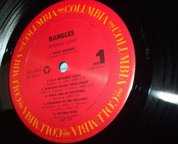 Bangles : Different Light (LP, Album, Pit)