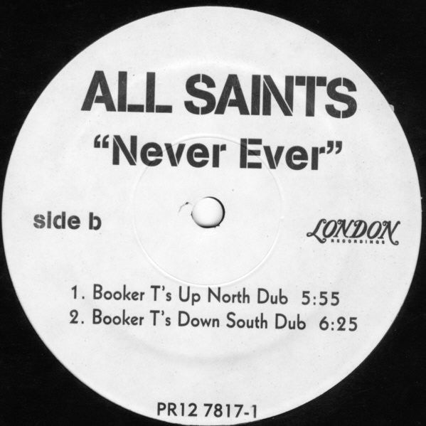 All Saints : Never Ever (12", Promo)