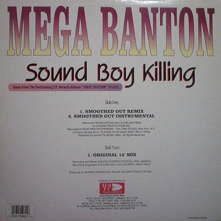 Mega Banton : Sound Boy Killing (12")