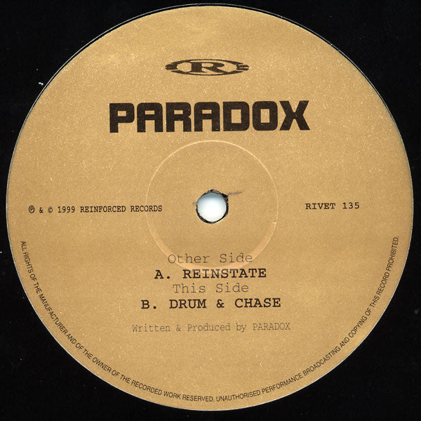 Paradox : Drumworks EP (2x12", EP)