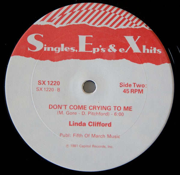 Gonzalez / Linda Clifford : I Haven't Stopped Dancin' / Don't Come Crying To Me (12")