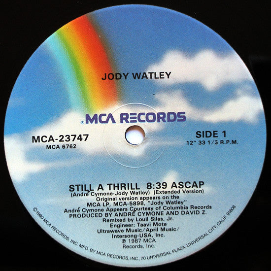 Jody Watley : Still A Thrill (12", Glo)