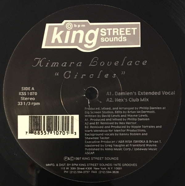 Kimara Lovelace : Circles (12")