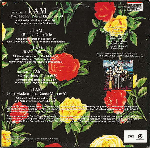 Army Of Lovers : I Am (12", Single, Promo)