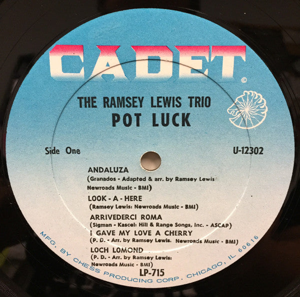 The Ramsey Lewis Trio : Pot Luck (LP, Album, Mono, RE)