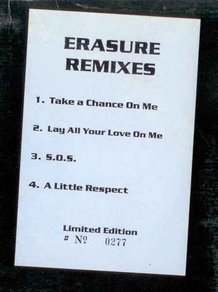 Erasure : Erasure Remixes (12", Ltd, Unofficial, W/Lbl, Whi)