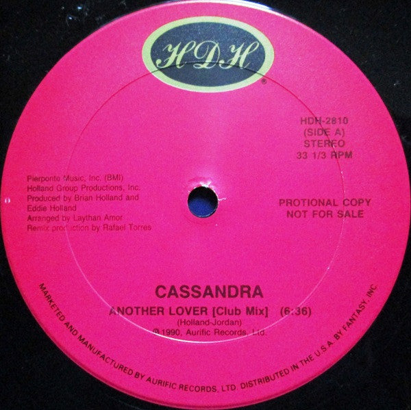 Cassandra (7) : Another Lover (12", Promo)