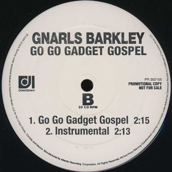 Gnarls Barkley : Crazy (12", Promo)