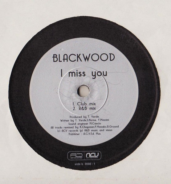 Blackwood : I Miss You (12")