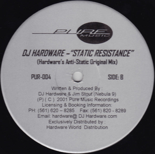 DJ Hardware : Static Resistance (Disc 1) (12")