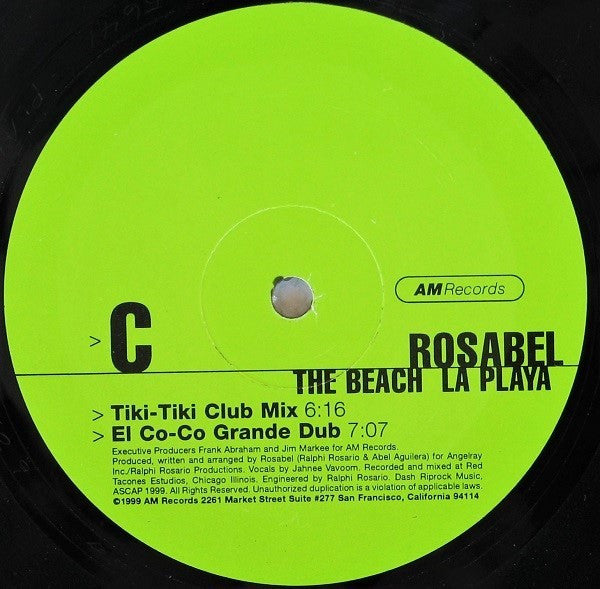 Rosabel : The Beach La Playa (2x12")