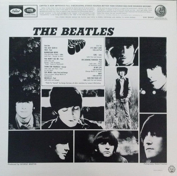 The Beatles : Rubber Soul (LP, Album, RE, Pur)