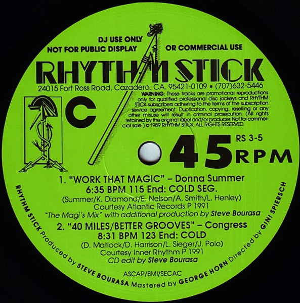 Various : Rhythm Stick 3-5 (2x12")