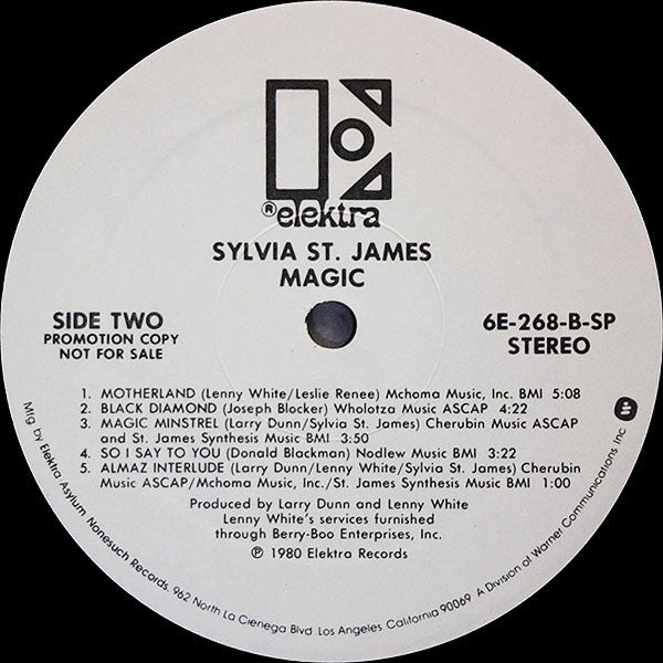 Sylvia St. James : Magic (LP, Album, Promo)