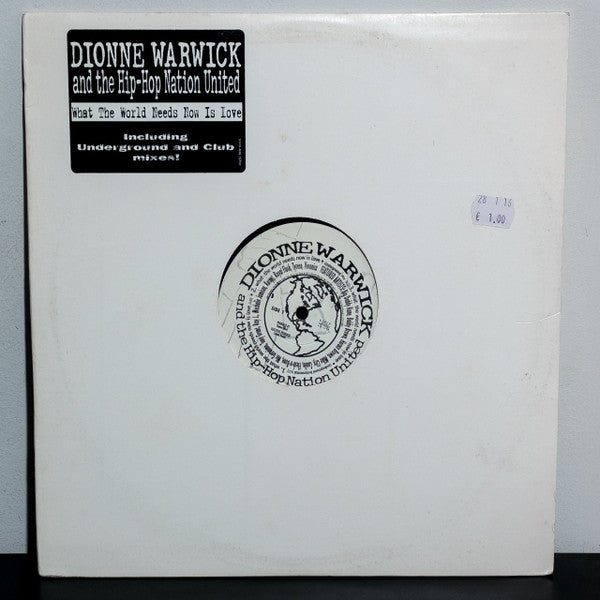 Dionne Warwick & The Hip-Hop Nation United : What The World Needs Now Is Love (12", Promo)