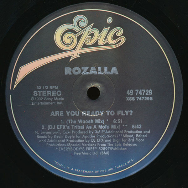 Rozalla : Are You Ready To Fly? (12")