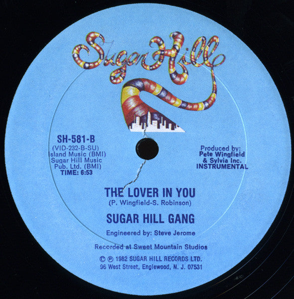 Sugar Hill Gang* : The Lover In You (12", Single)