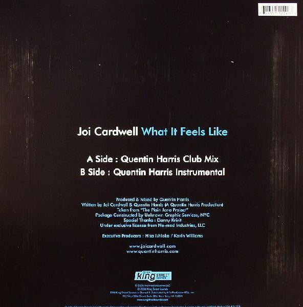 Joi Cardwell : What It Feels Like (12")