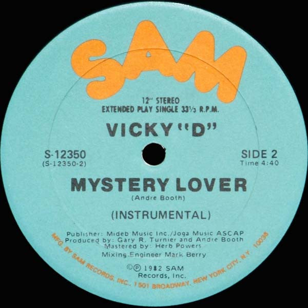 Vicky "D" : Mystery Lover (12", Single)