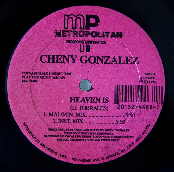 Cheny Gonzalez : Heaven Is (12")