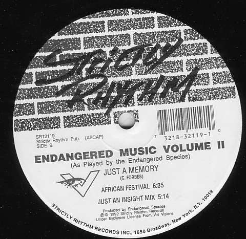 The Endangered Species* : Endangered Music Volume II (12")