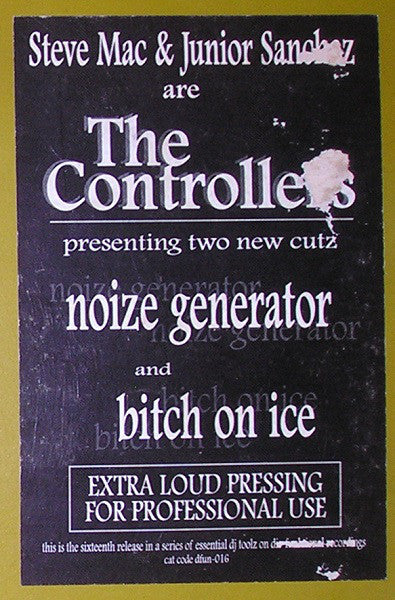 Steve Mac & Junior Sanchez Are The Controllers (3) : The Controllers (Essential DJ Toolz On Wax) (12")