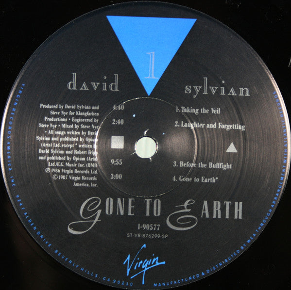 David Sylvian : Gone To Earth (2xLP, Album, Gat)