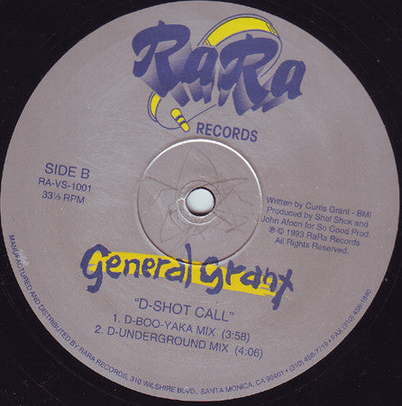 General Grant : D-Shot Call (12")