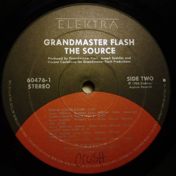 Grandmaster Flash : The Source (LP, Album)