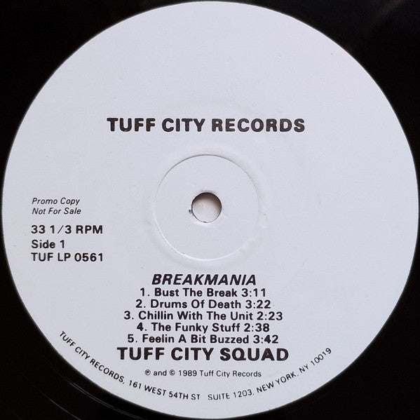 Tuff City Squad : Breakmania (LP, Album, Promo)