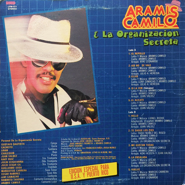 Aramis Camilo & La Organización Secreta : Aramis Camilo & La Organización Secreta (LP, Album)