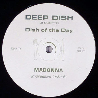 Deep Dish / Dido / Madonna : Deep Dish Presents Dish Of The Day (12", Unofficial)