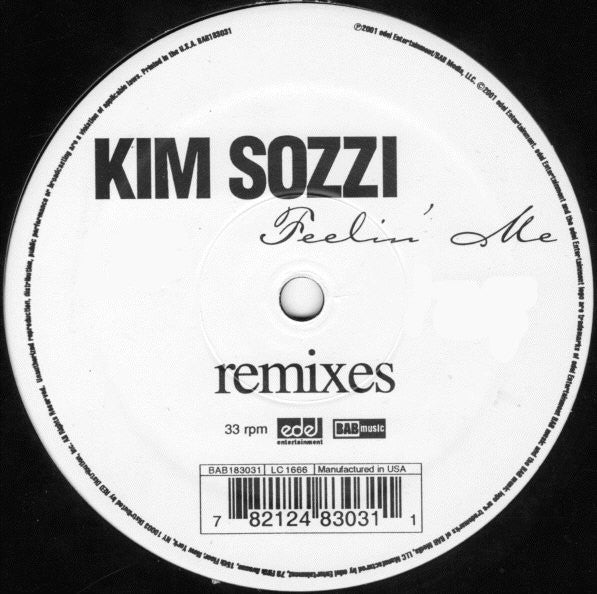 Kim Sozzi : Feelin' Me (12")