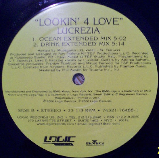 Lucrezia : Lookin' 4 Love (12")