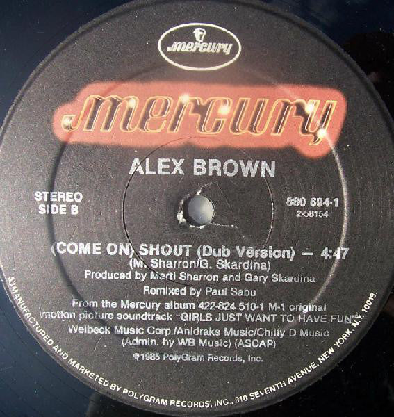 Alex Brown : (Come On) Shout (12")