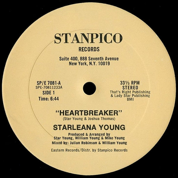 Starleana Young : Heartbreaker (12", Single)