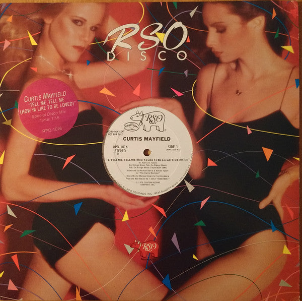 Curtis Mayfield : Tell Me, Tell Me (How Ya Like To Be Loved) (12", Promo)
