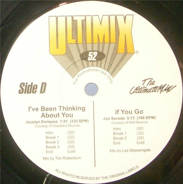 Various : Ultimix 52 (3x12")