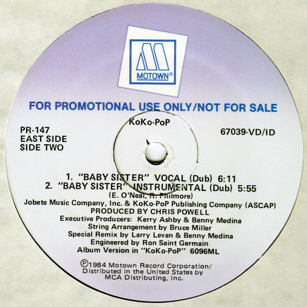 KoKo-PoP : Baby Sister (12", Promo)