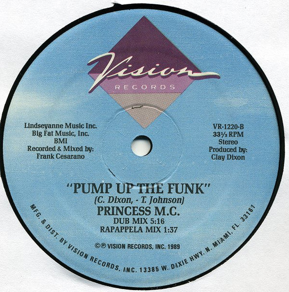 Princess M.C. : Pump Up The Funk (12")