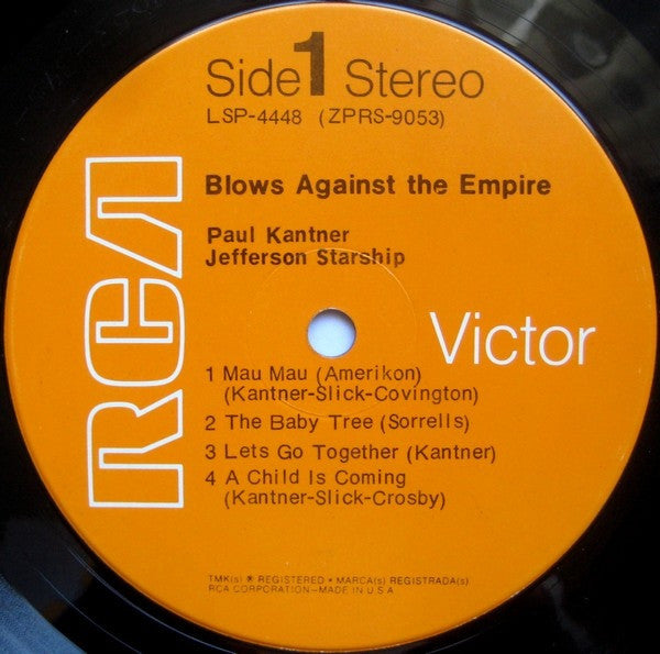 Paul Kantner / Jefferson Starship : Blows Against The Empire (LP, Album, Roc)