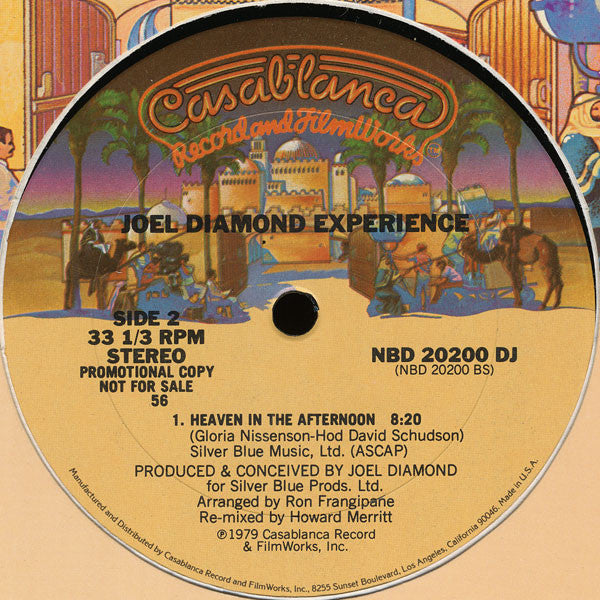 Joel Diamond Experience : Tall In The Saddle (12", Single, Promo, 56)