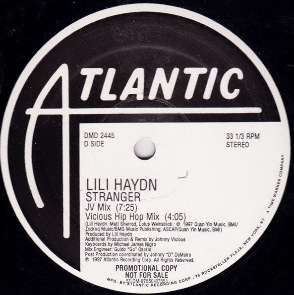 Lili Haydn : Stranger (2x12", Promo)